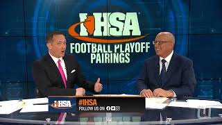 IHSA Football Playoff Pairings Show