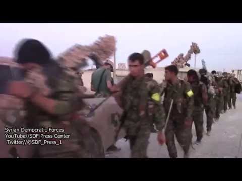 SDF snipers battalion arrived in Manbij 2016.07.8