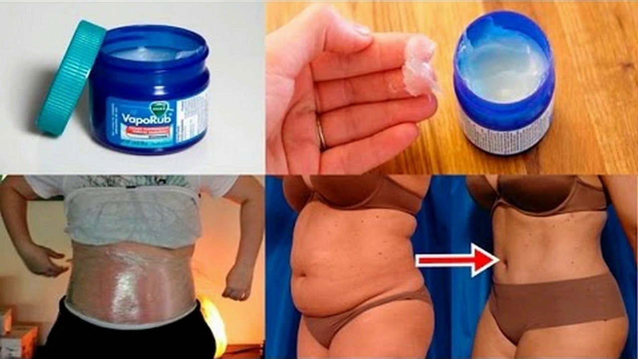 Belly and waist fat burning cream, based on Vicks Vaporub