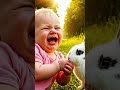 🐰😭 Baby Cries in Pain — Chick Heals with Love! 💖🐥