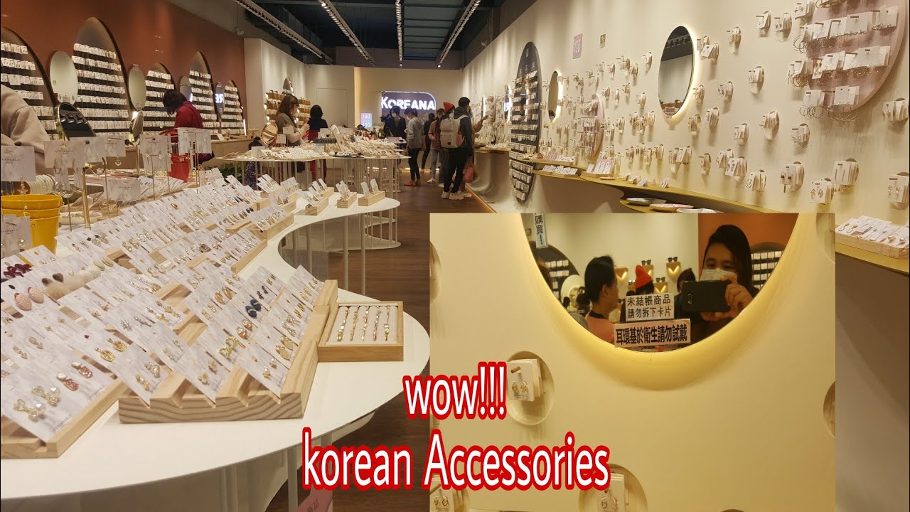 Affordable Korean Accessories/ Yilan Taiwan YouTube