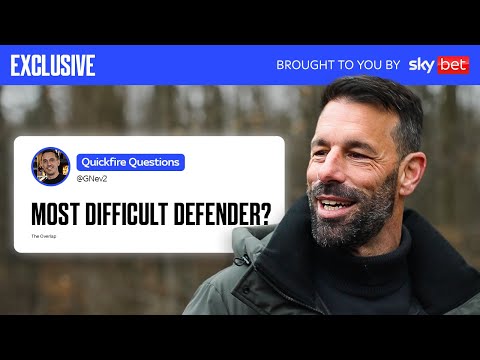 Ruud van Nistelrooy's 25 Questions with Gary Neville | Overlap Xtra