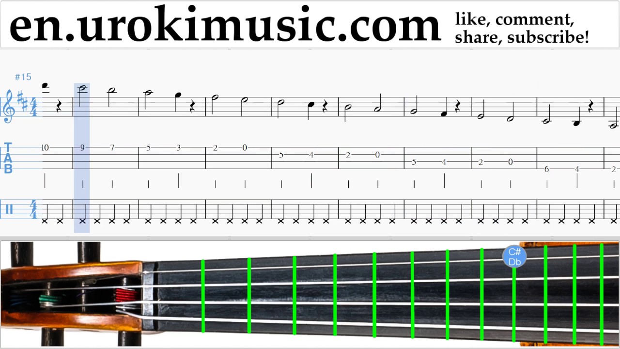 How to Play Violin The Chainsmokers & Coldplay - Something Just Like This Tabs Part#1 exercises,