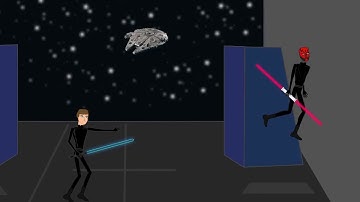 Luke Skywalker vs Darth Maul
