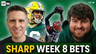 SHARP NFL Week 8 Bets: Giants-Eagles, Packers-Steelers, Cowboys-Broncos, Commanders-Chiefs