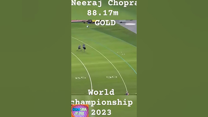 Neeraj Chopra Qualifies for Paris Olympics, Enters World Championships final 2023