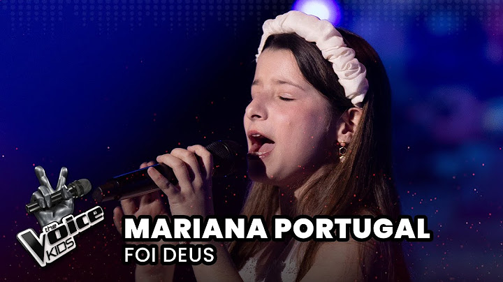 Mariana Portugal - "Foi Deus" | Provas Cegas | The Voice Kids Portugal 2025