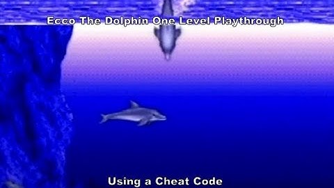 Ecco the Dolphin One Level Playthrough using a MegaDrive Cheat Code :D #Megadrive #Sega #CheatCodes