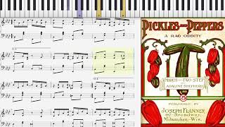Pickles and Peppers by Adaline Shepherd (1906, Ragtime piano)