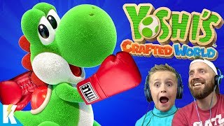 Boxing Yoshi! (Yoshi's Crafted World Gameplay Part 2) KCity GAMING