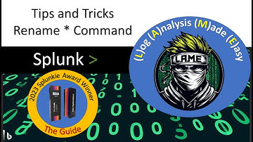 Splunk Tutorial | Renaming Multiple Fields With One Rename Command