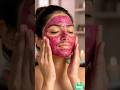 1 बार लगा लो, चेहरा गुलाबी हो जाएगा 🌸 Beetroot Ke 4 Secret Hacks Jo 99% Log Nahi Jaante 😱 #skincare