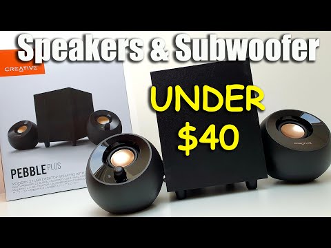Creative Pebble Plus Unboxing and Review | BEST BUDGET PC SPEAKERS UNDER $40