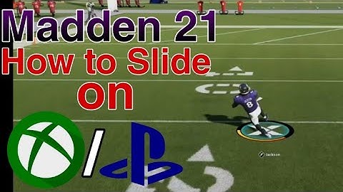 How Slide in Madden 21 on Xbox One or PS4