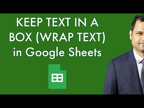 ვიდეო: როგორ გადაიტანოთ ტექსტი google sheets-ში?
