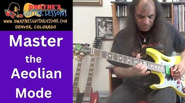 The TOP Secret To Mastering The Aeolian Mode FAST!
