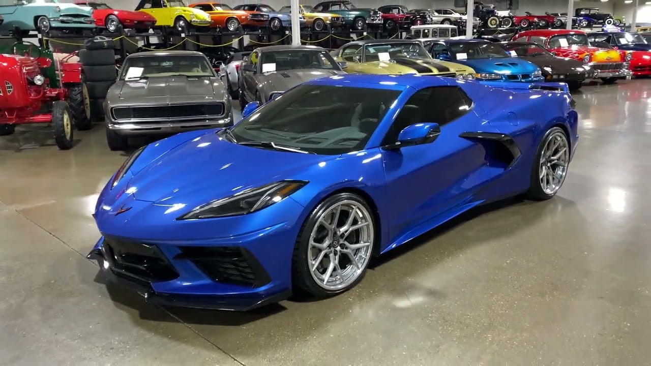 2021 Chevrolet Corvette in Blue - YouTube
