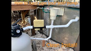 How to Hard Plumb your Pool Pump and get rid of ineffiecient flex tubing