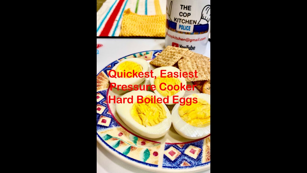 Pressure Cooker Hard Boiled Eggs - YouTube