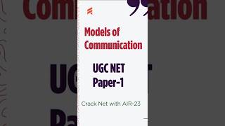Models of Communication-Linear, Transactional &amp; Interactive model #exampaper #ugcnet2026  #paper1