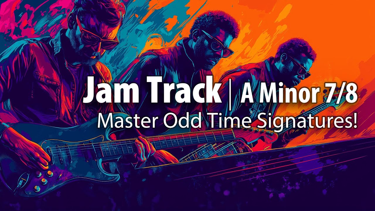 JAM TRACK 1 7/8 A minor 🎸 🎹 Backing Track for Practice Guitar