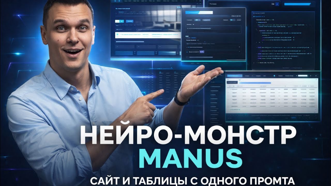 MANUS — нейро‑монстр, который делает сайт и таблицы с ОДНОГО промта