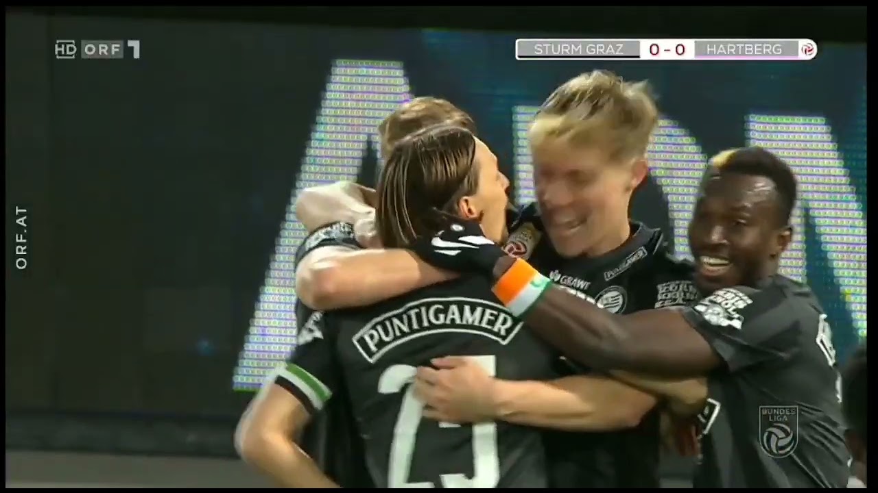 Sk Sturm Graz gegen Tsv Hartberg Saison 2021/2022 Runde 21