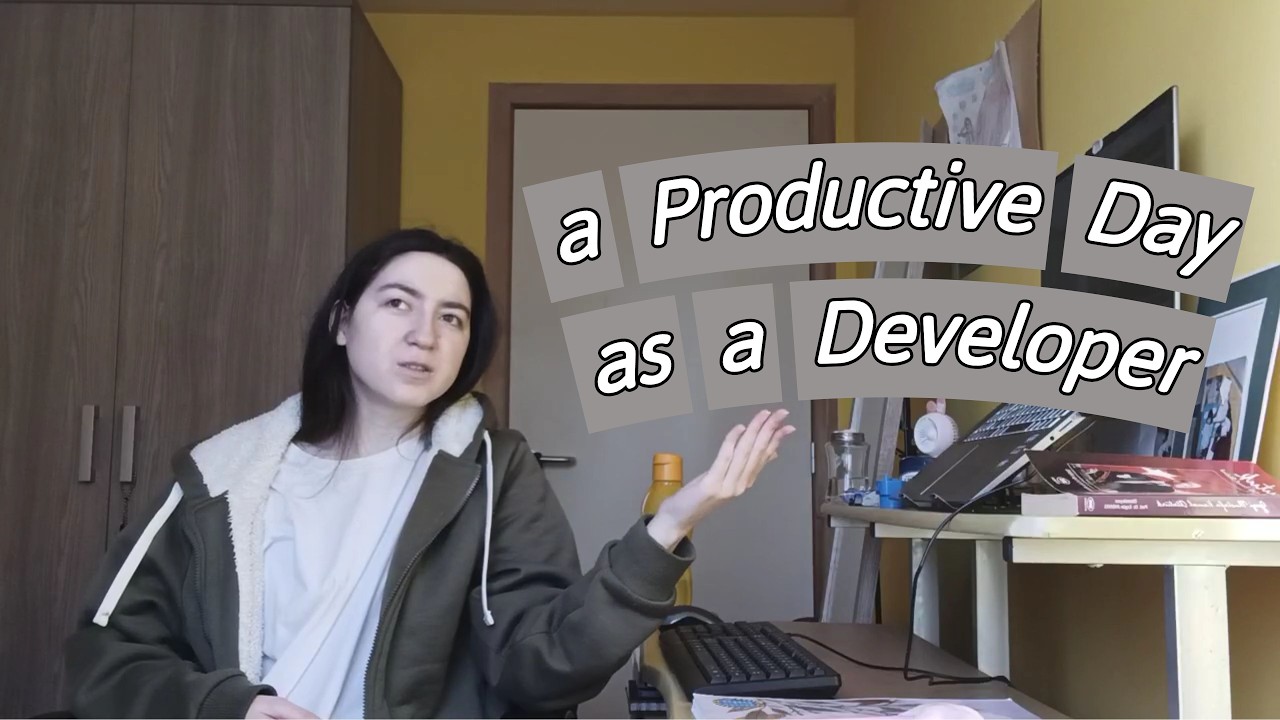 A Productive Day as a lazy Developer / vlog