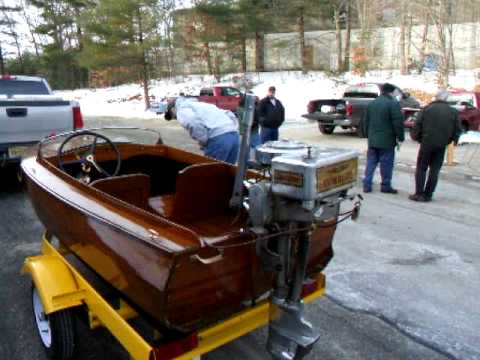 a truly unique vintage wooden boat - youtube