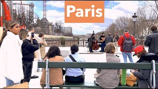 Paris France, 4K Hdr Walking Tour - March 18, 2023