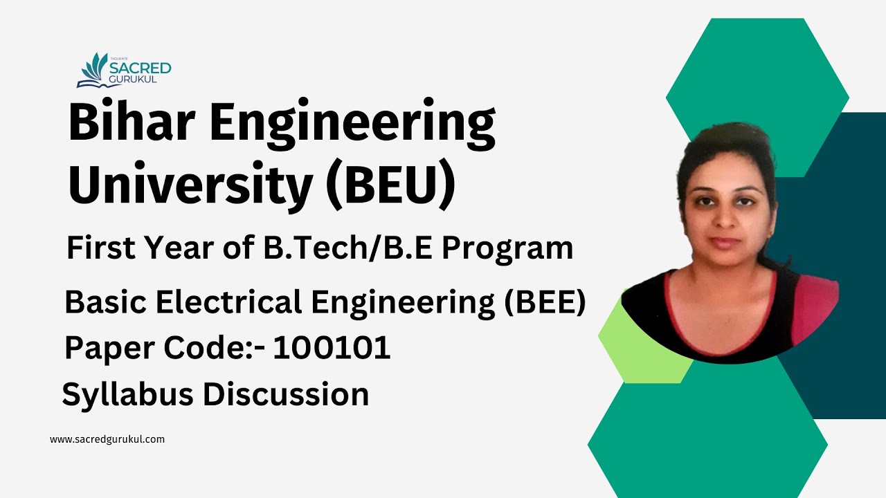 🔌 Basic Electrical Engineering - Syllabus Discussion | Bihar ...