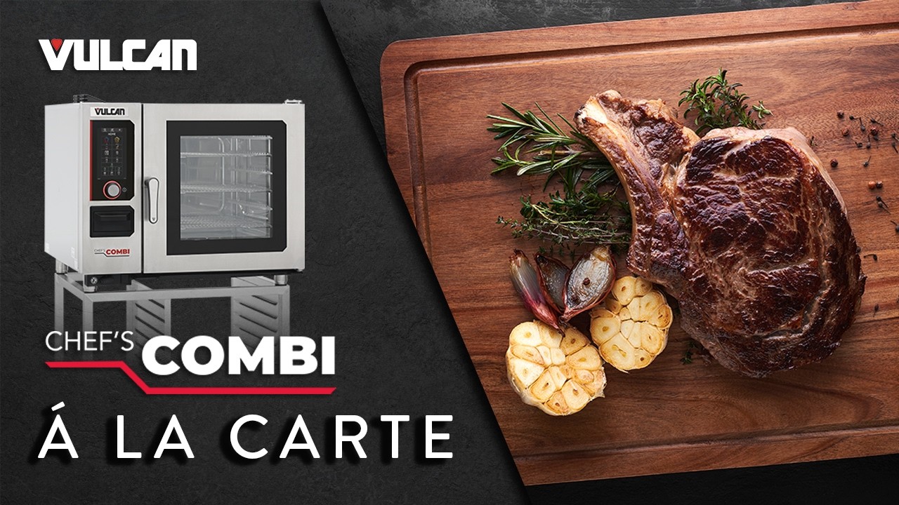 Vulcan built the ideal combi oven; watch how easy it is to cook and clean the Chef'sCombi™.