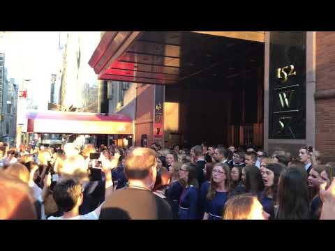 Singing in Front of Carnegie Hall During the Power Outage