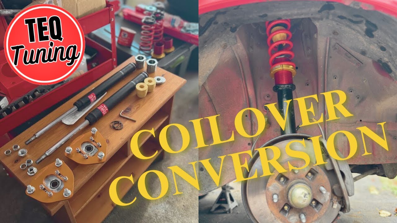 Installing a COILOVER CONVERSION on my 1985 Toyota Celica GT-S RA65