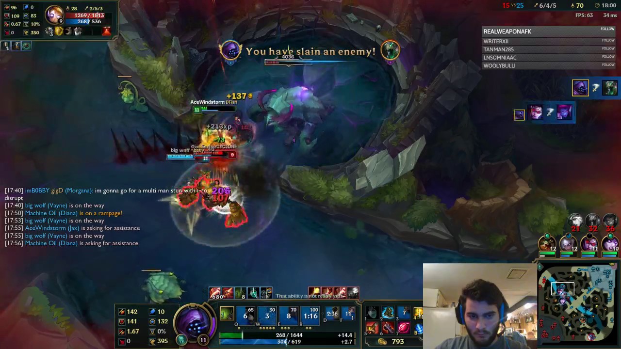 [League of Legends] "The Calmest 3v1 Ever" (Jax)