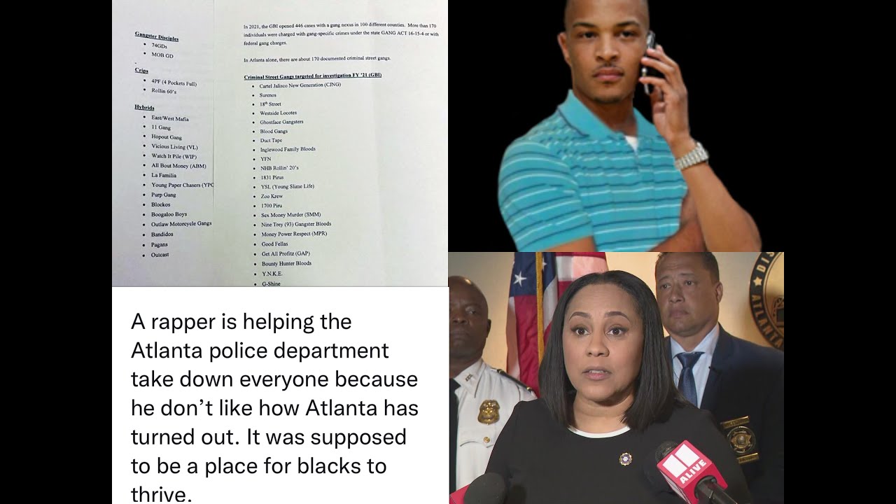 Is T.I. the ATL Rapper Cooperating with the DA Snitching on Atlanta ...
