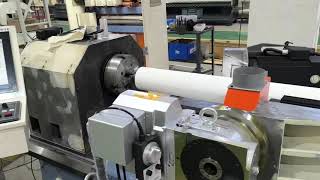 Rubber Roller CNC Grinding Machine PSM-4020 testing video 2