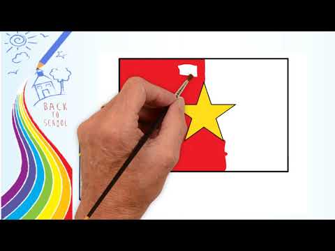 Video How to Draw - Draw Vietnam Flag - coloring Pages for... - youtube