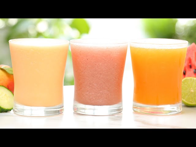 Summer Drinks 3 Delicious Ways | Frosty, Fresh & Fruity