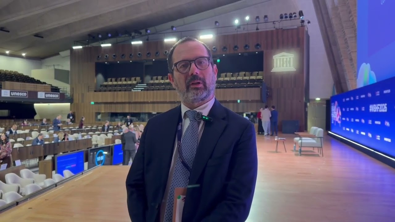 Эмануэле Буратти, научный координатор ICGEB на Всемирном форуме по здоровью мозга 2026 года.