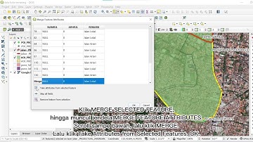 Menggabungkan atribut fitur (Merge Feature Attribute) - Tools QGIS || Belajar Bareng Wening 📓