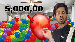 I Filled My House With 1000 Mystery Balloons!