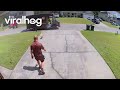 Tiny Dog Tries to Join UPS Delivery Driver Mid-Route || ViralHog