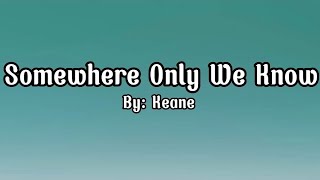 Keane - Somewhere Only We Know Lyrics chords