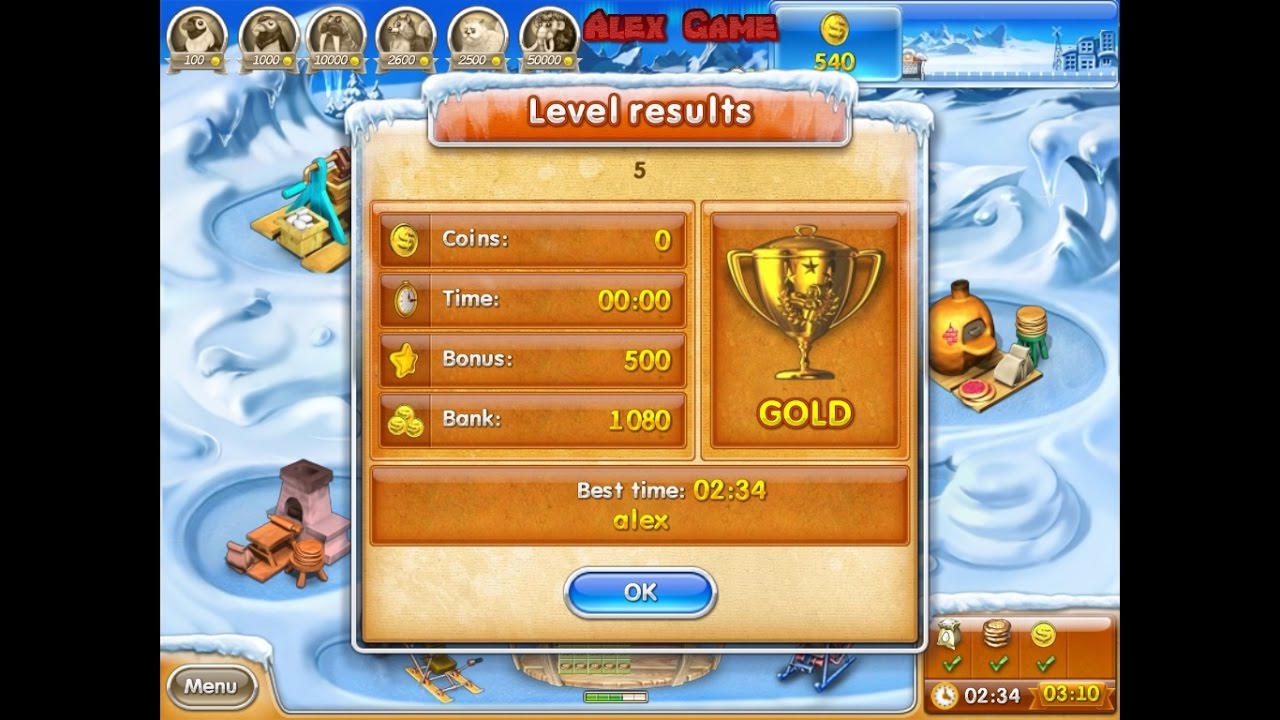Farm Frenzy 3 Ice Age (level 5) only GOLD Веселая ферма 3 Ледниковый период (уровень 5) Золото