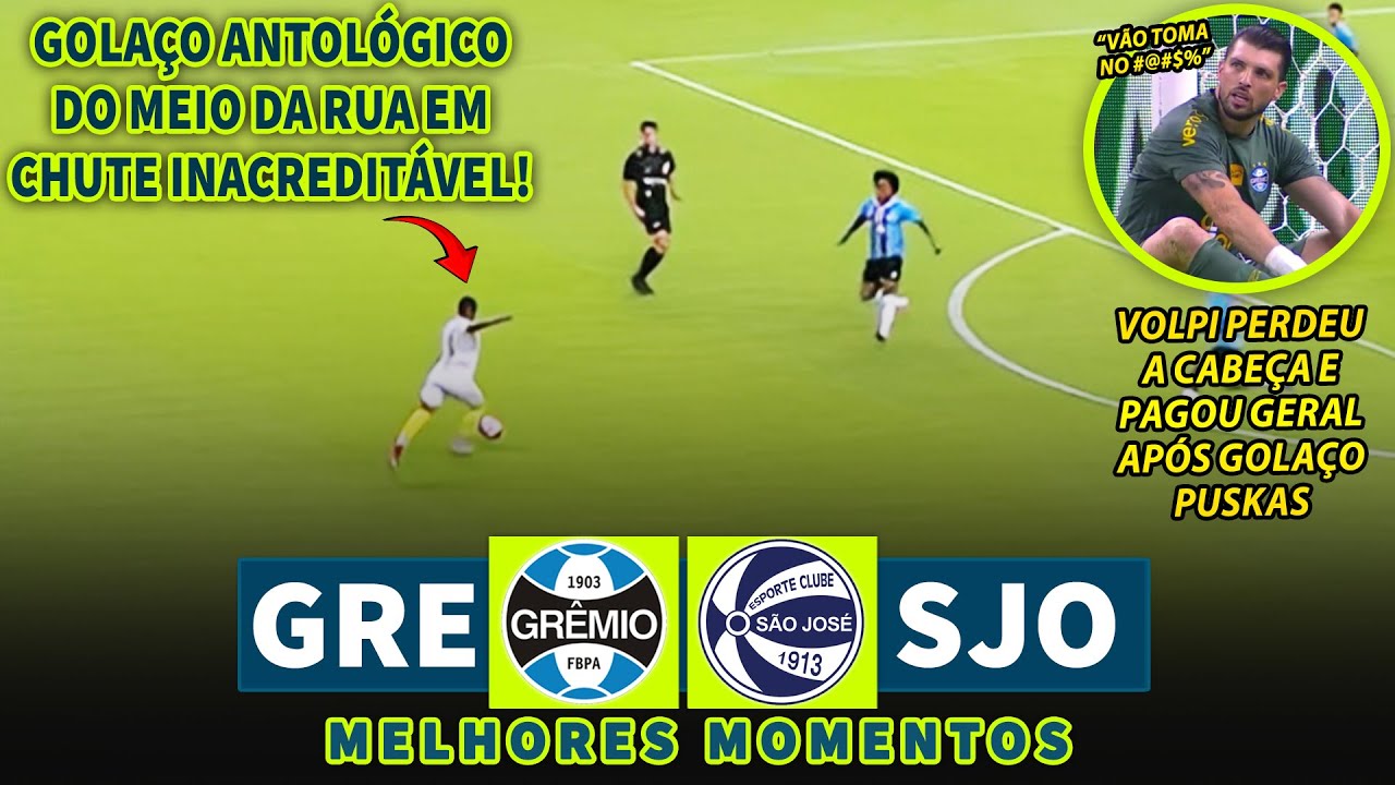 PUSKAS! O IMORTAL LEVOU UM GOLAÇO ANTOLÓGICO DO MEIO DA RUA! VOLPI FICOU MALUC0 COM A DEFESA!