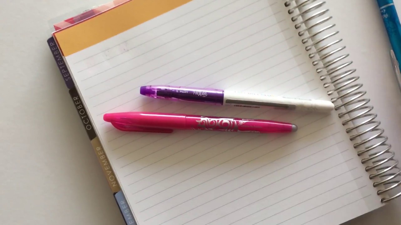 My all time favorite planner pens: Pilot Frixion Erasable Pens Review – All  About Planners