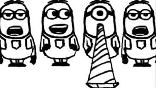 Despicable Me 2 - Banana Song (Frame Animation using mouse)