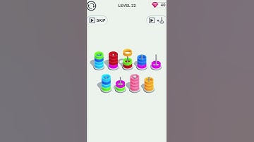 Color Hoop Stack Android Gameplay Level Hard