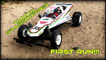 The Tamiya Grasshopper - First Run!!